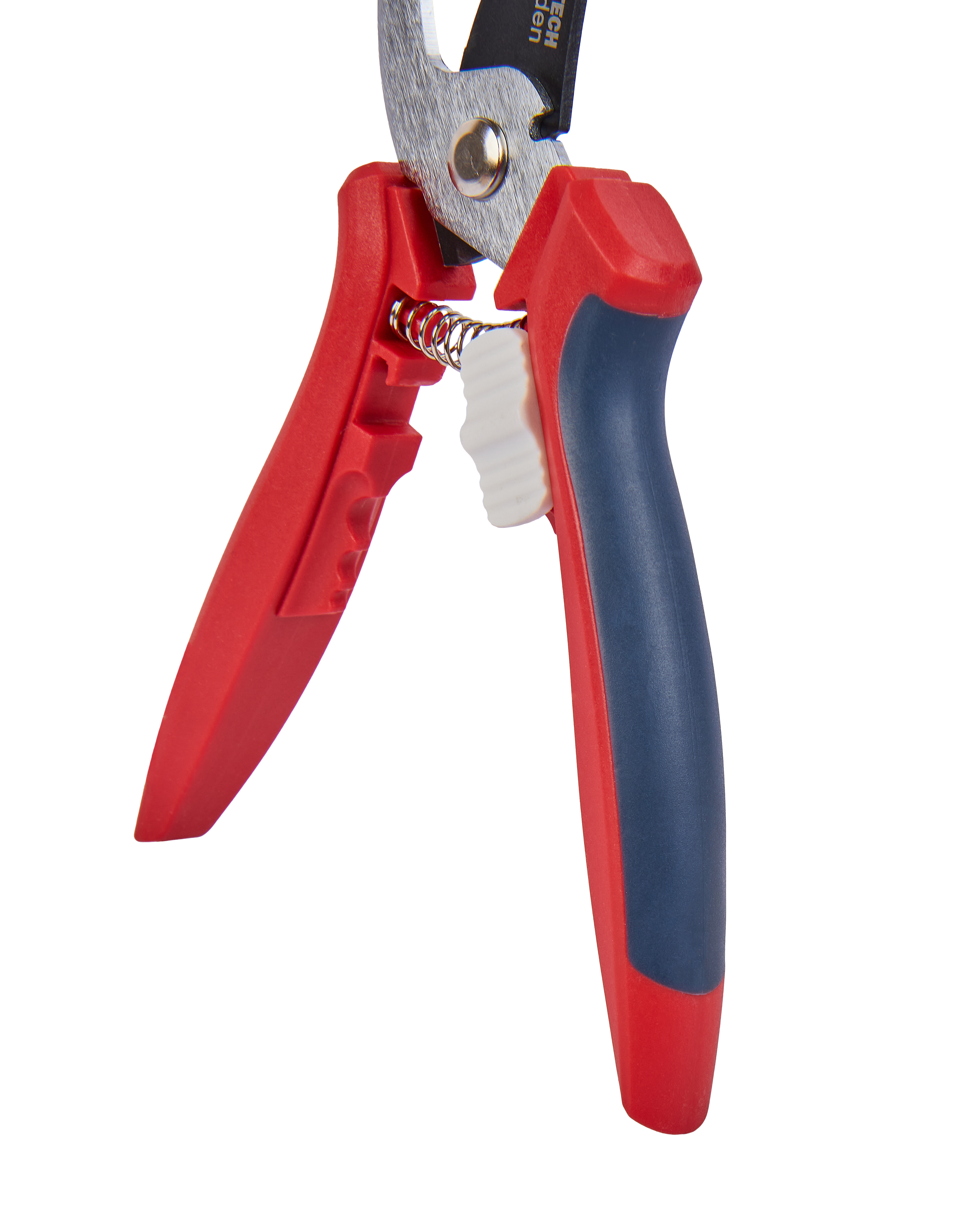 Секатор плоскостной с отверстиями для снятия шипов роз