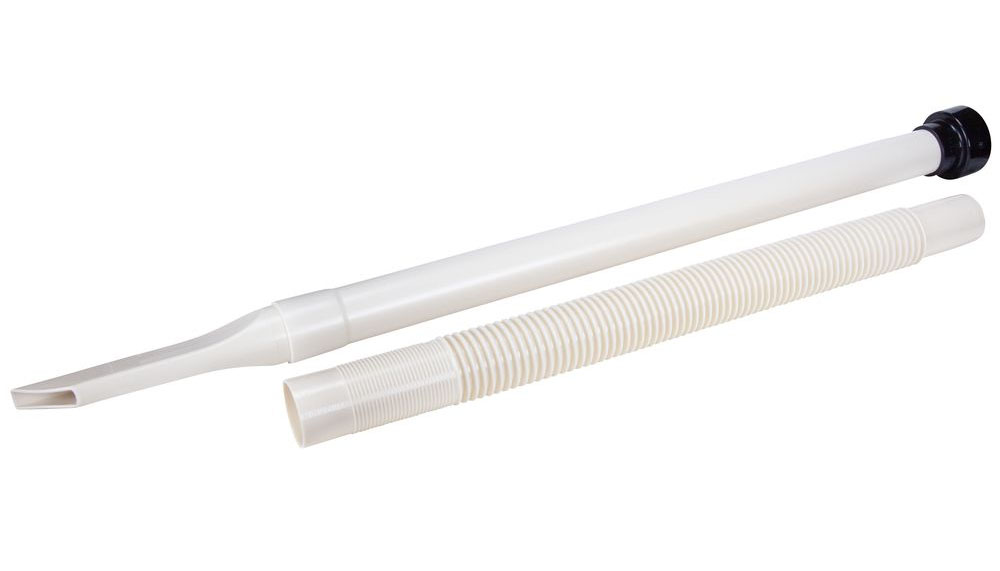 Гибкий шланг с трубой и щелевой насадкой