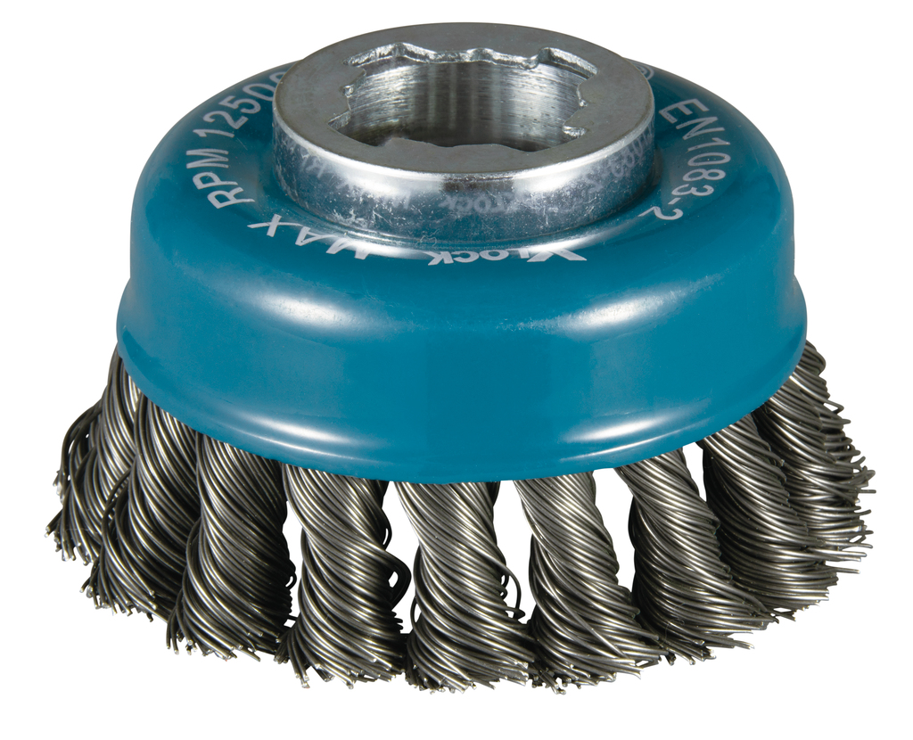 Щетка проволочная чашечная X-LOCK (80 мм, толщина проволоки 0,5 мм) Makita D-73380 Щетка проволочная чашечная X-LOCK (80 мм, толщина проволоки 0,5 мм) Makita D-73380