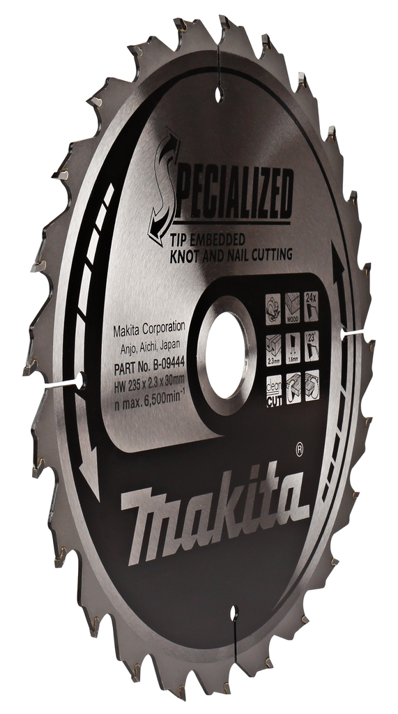 Пильный диск для демонтажа 235X30X1.6X24T Makita B-09444