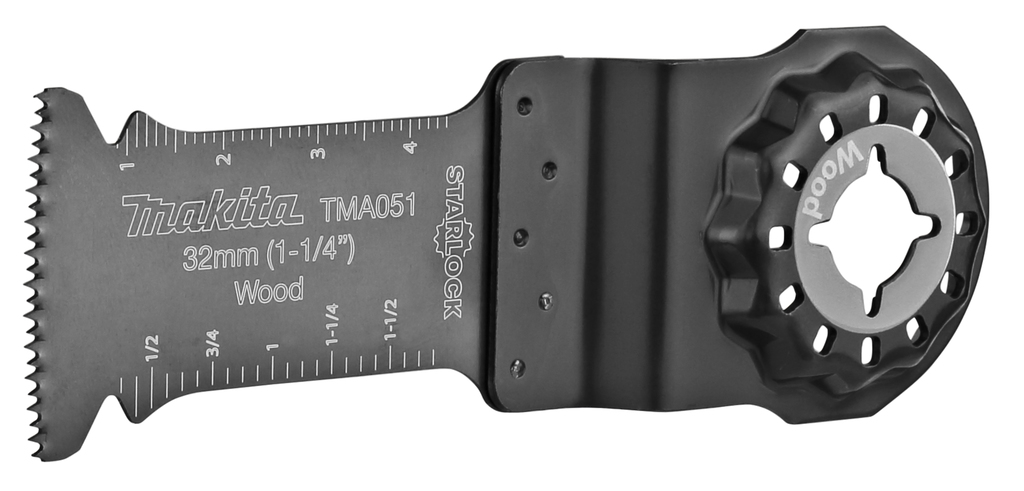 Полотно пильное по дереву 32x50 мм 18TPI STARLOCK Makita TMA051 (B-64858)