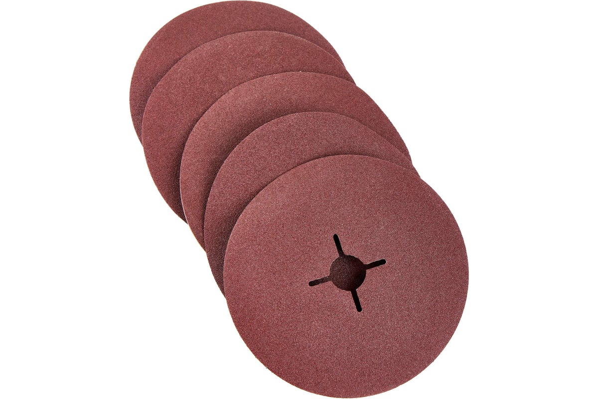 Круг фибровый 115х22мм Р40 5шт — 205011