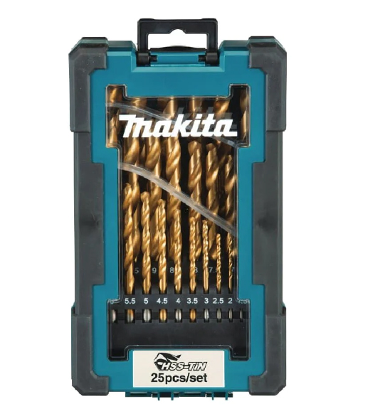 Набор сверл по металлу HSS-TiN Economy, 19 шт Makita D-72229