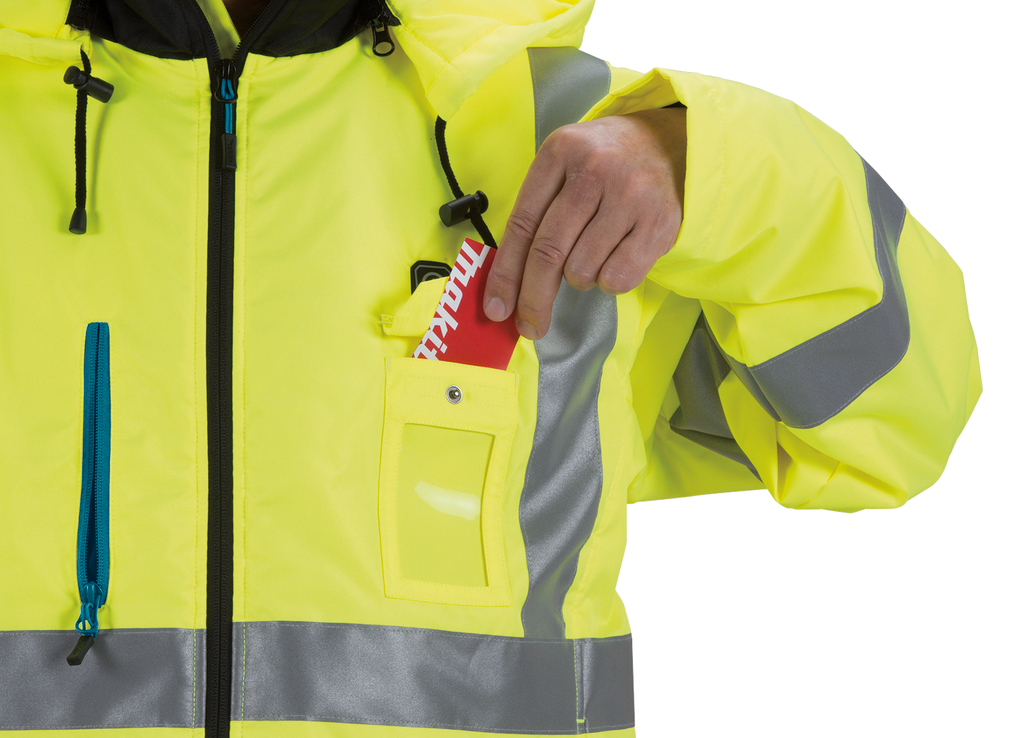 Куртка с подогревом светоотражающая Makita DCJ206ZM