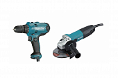 Набор инструмента (Дрель DF0300 + УШМ GA5030) Makita DK0121