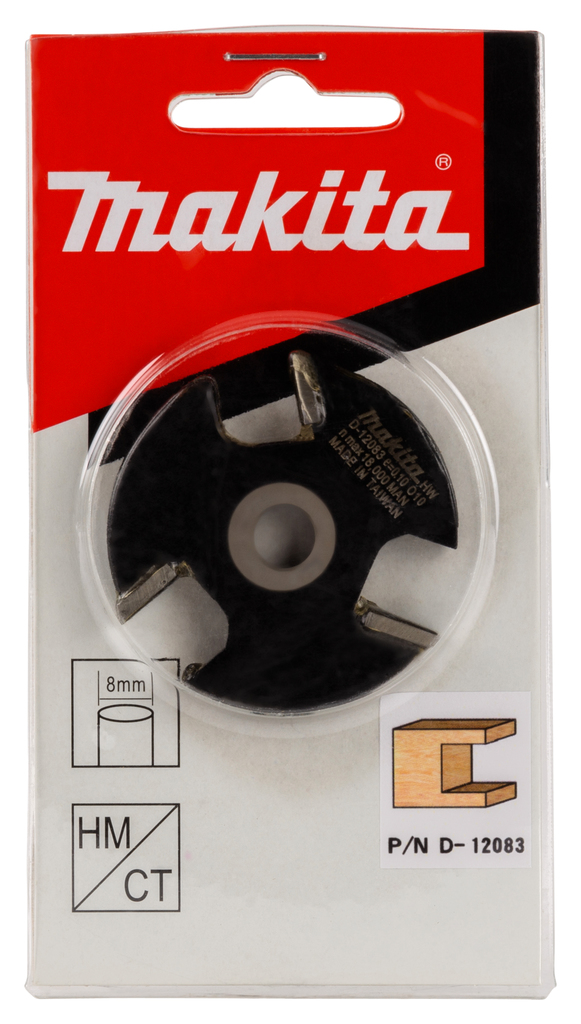 Фреза пазовая 47.6х6х8х3Т Makita D-12083