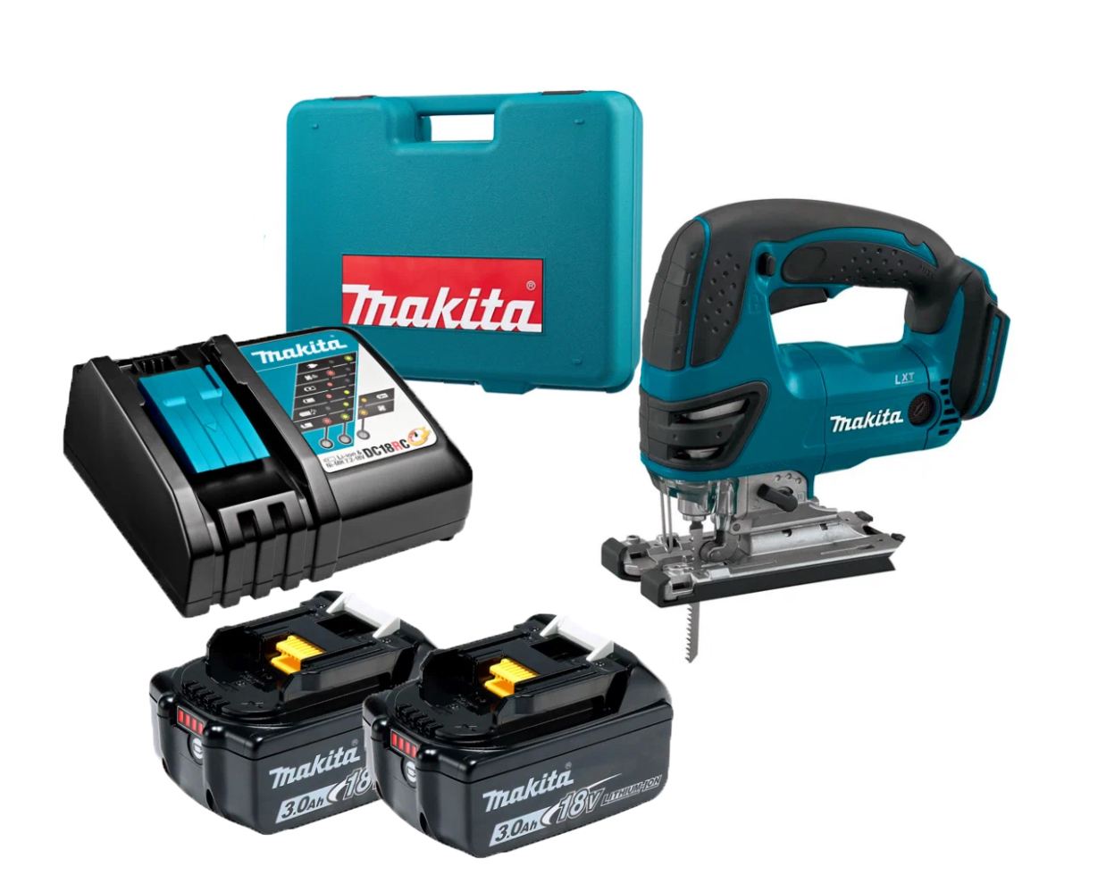 Аккумуляторный лобзик LXT 18 В Makita DJV180RFE Аккумуляторный лобзик LXT 18 В Makita DJV180RFE