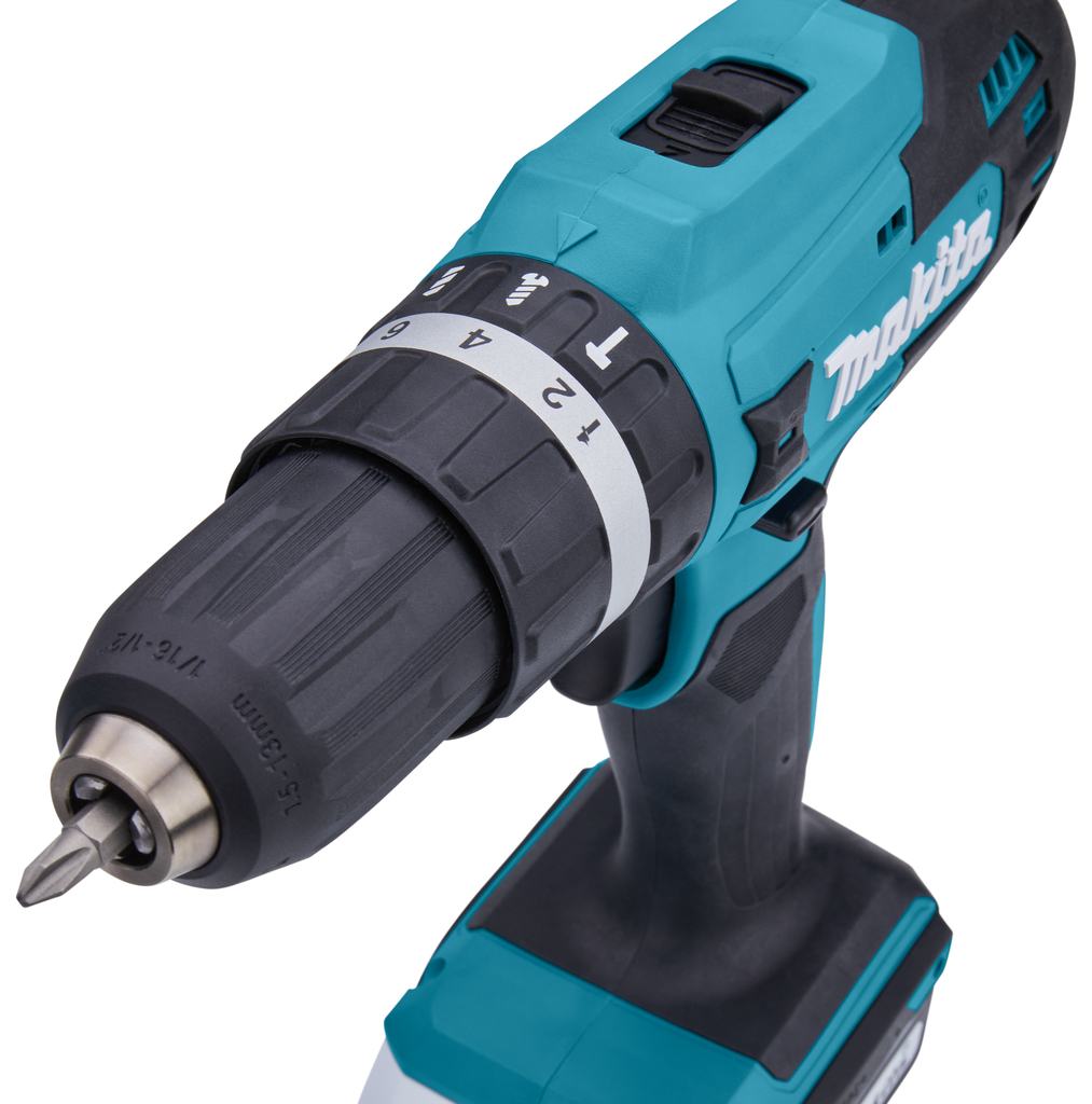 Аккумуляторная ударная дрель-шуруповерт G-Series 18 В Makita HP488DWE