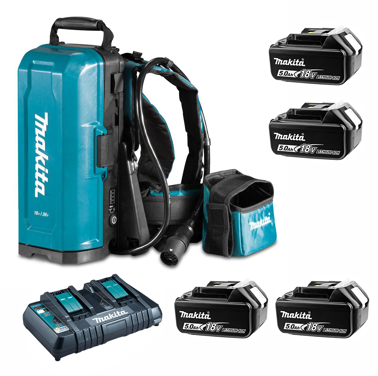 Ранцевый адаптер для аккумуляторов PDC01 (BL1850Bx4 шт, DC18RD) Makita 191C62-8 Ранцевый адаптер для аккумуляторов PDC01 (BL1850Bx4 шт, DC18RD) Makita 191C62-8