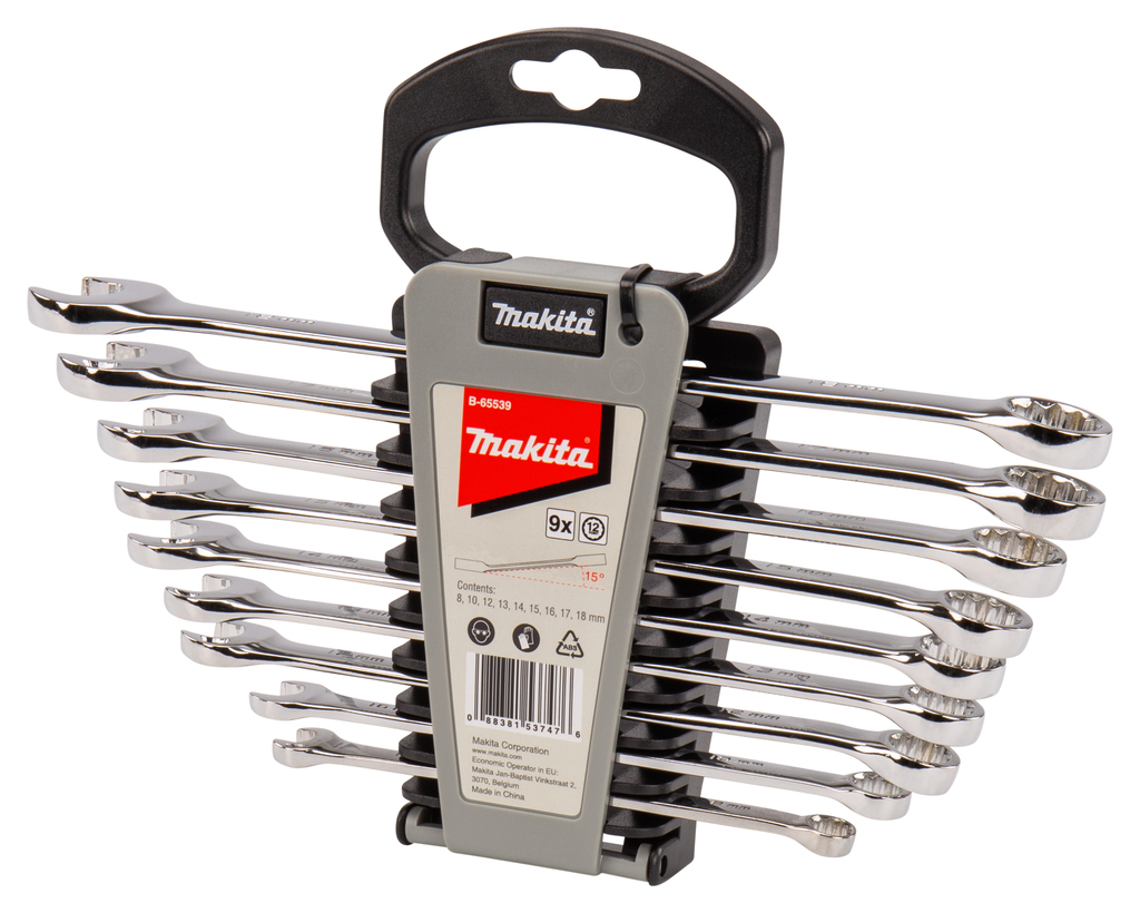 Набор ключей комбинированных 9 шт Makita B-65539