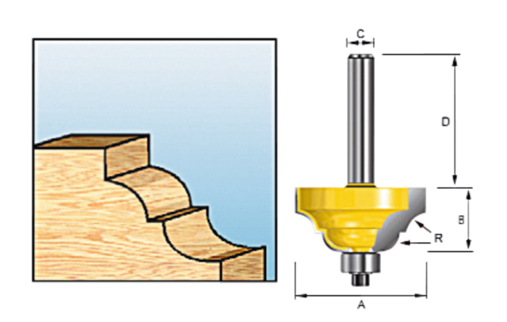 Фреза римская 25.4х19х8х32х2Т Makita D-11651