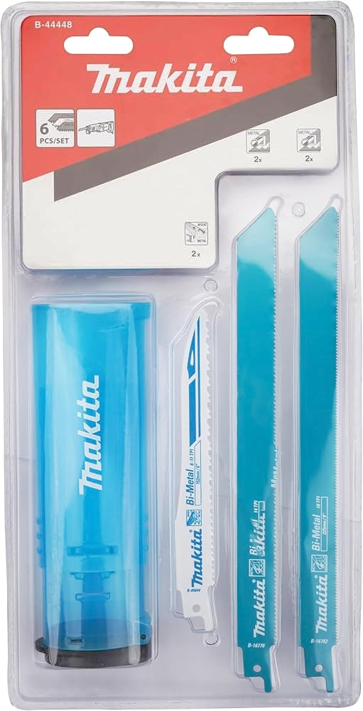 Набор сабельных пилок для металла 6 шт.