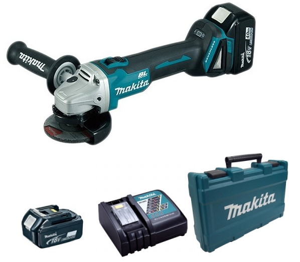 Аккумуляторная углошлифовальная машина Makita DGA504RME