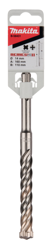 Бур SDS-plus Nemesis II 14x160 Makita B-58431