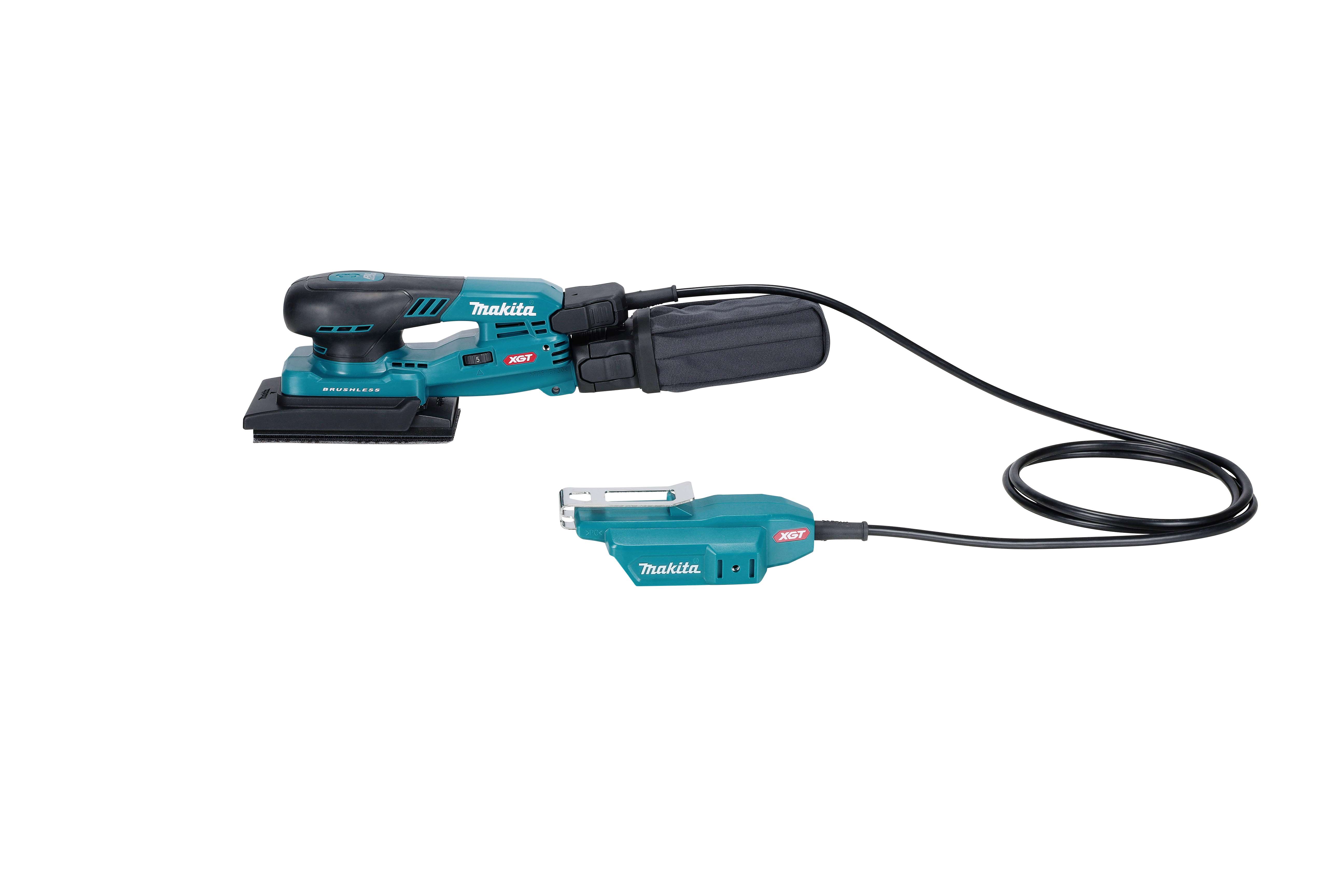 Машина шлифовальная вибрационная с выносным аккум. XGT 40В BL XPT AWS подошва 80х130мм (без АКБ и ЗУ)