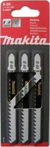 Лобзиковая пилка для цементноволокнистых плит В-60, 3 шт Makita B-06890