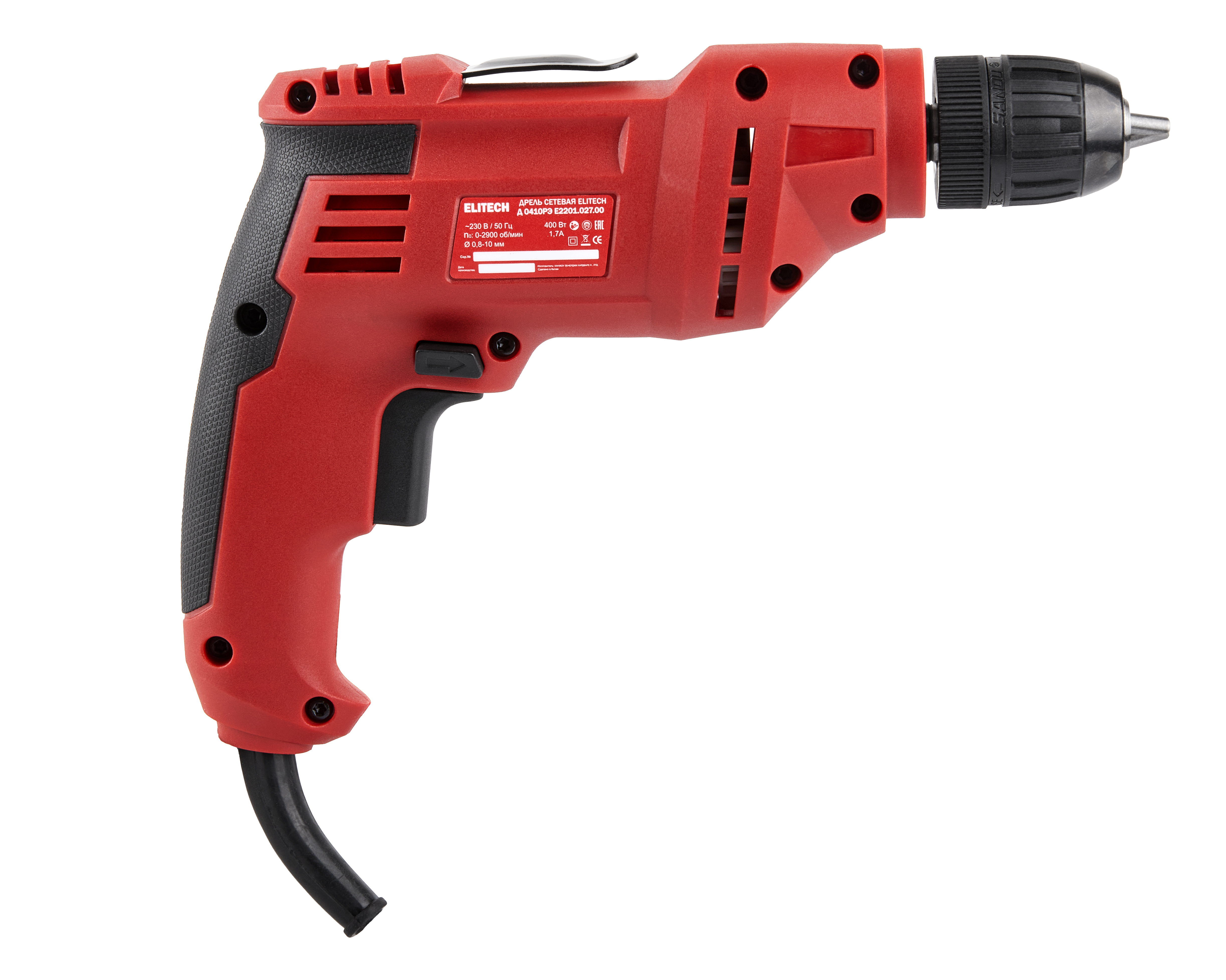 Дрель безударная