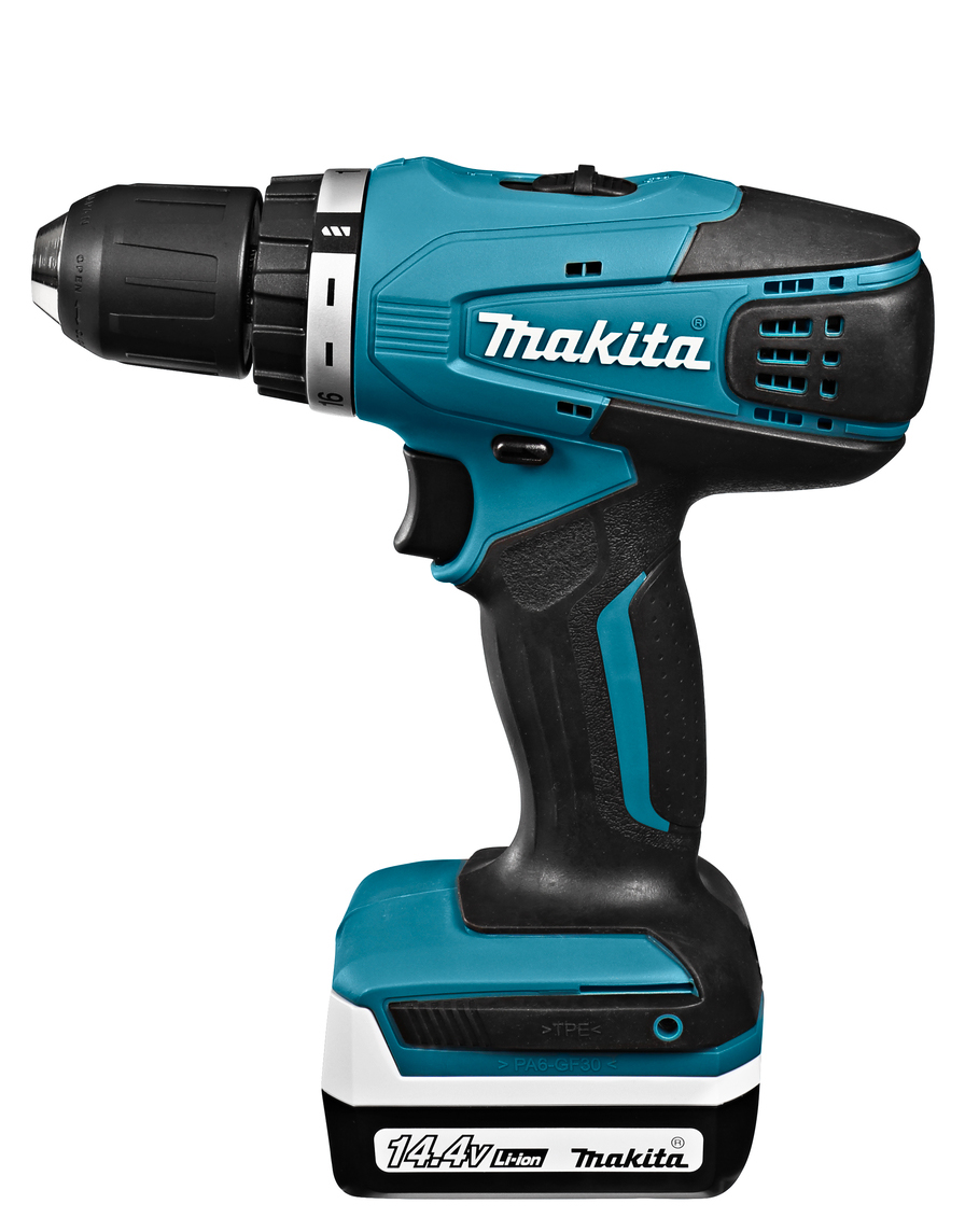 Аккумуляторная дрель-шуруповерт G-Series 14.4 В Makita DF347DWLE