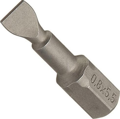 Бита SL0.8X5.5, 25 мм, E-form (MZ) 10 шт Makita P-06199 Бита SL0.8X5.5, 25 мм, E-form (MZ) 10 шт Makita P-06199