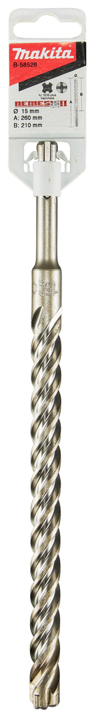 Бур SDS-plus Nemesis II 15х260 Makita B-58528