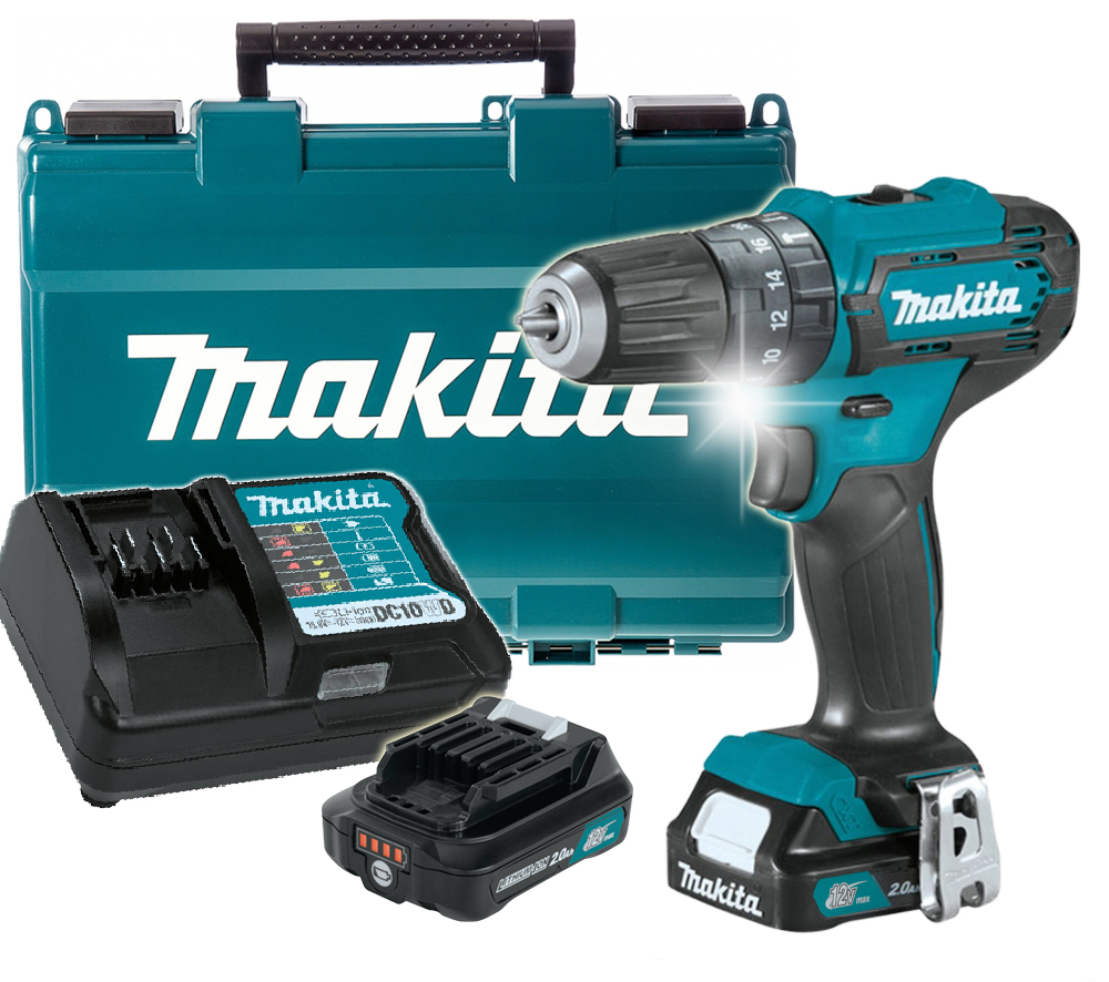 Аккумуляторная ударная дрель-шуруповерт CXT 12 В Makita HP333DWAE