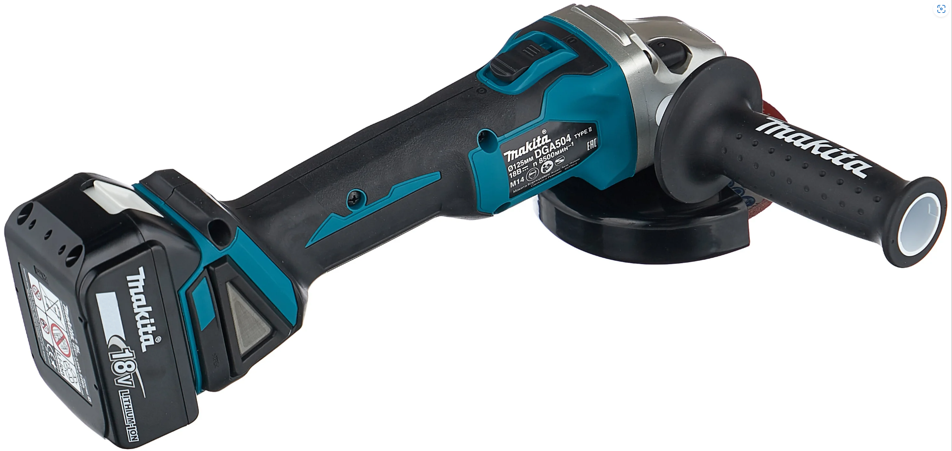 Угловая шлифовальная машина Makita DGA504RTE