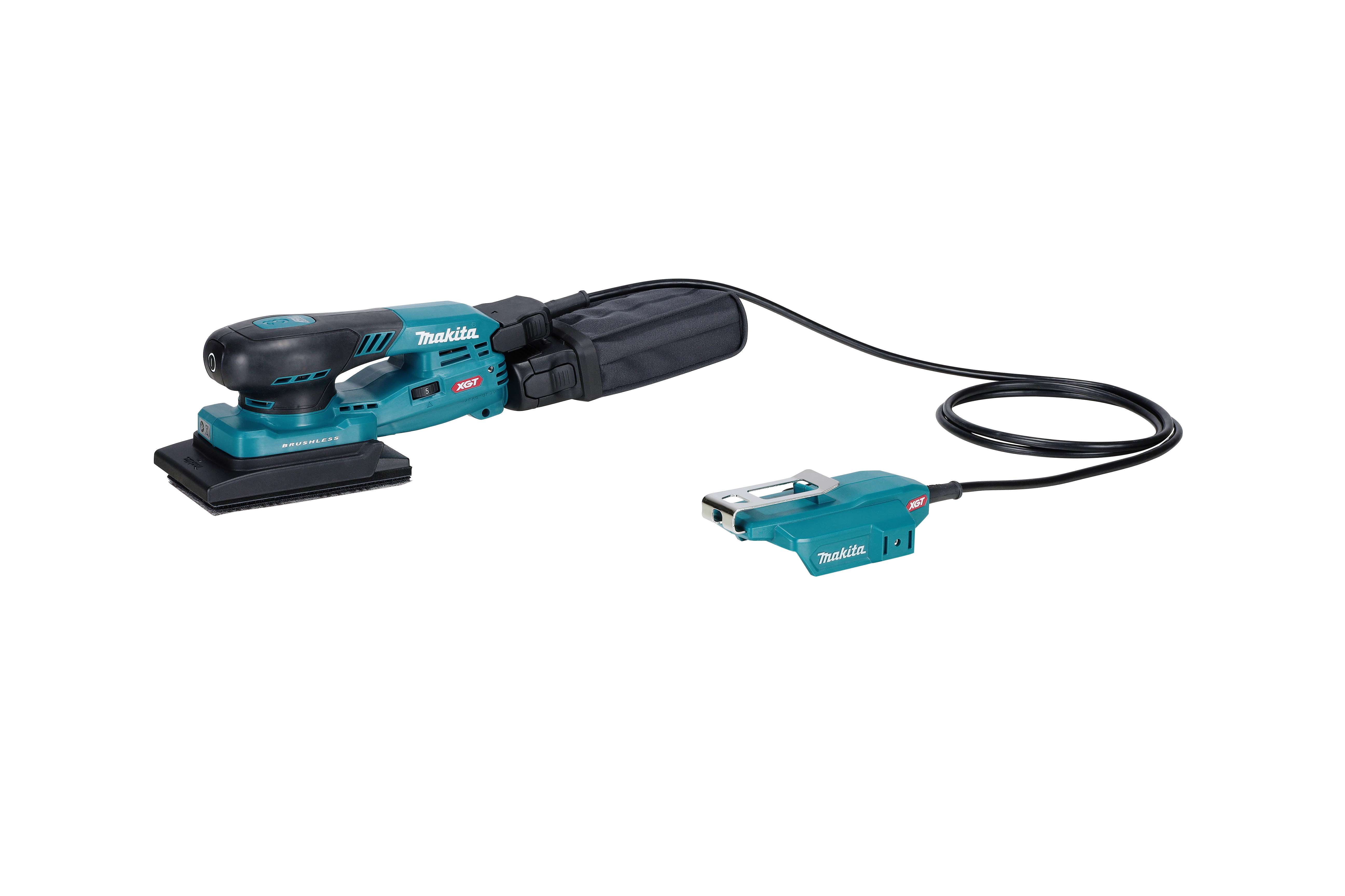 Машина шлифовальная вибрационная с выносным аккум. XGT 40В BL XPT AWS подошва 80х130мм (без АКБ и ЗУ)