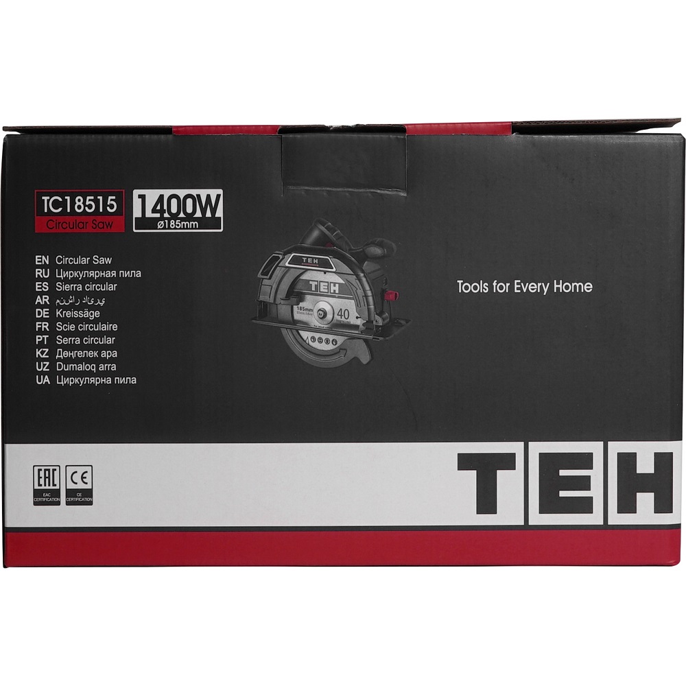 Пила дисковая 185мм TEH TC18515