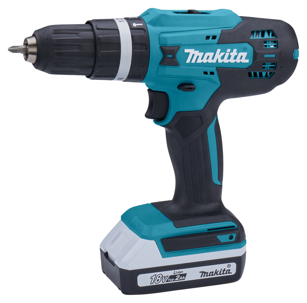 Аккумуляторная ударная дрель-шуруповерт G-Series 18 В Makita HP488DWAE