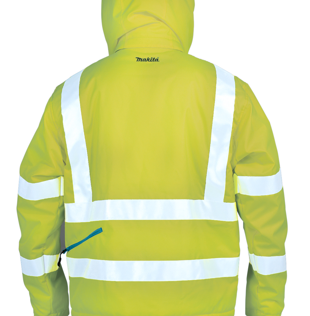 Куртка с подогревом светоотражающая Makita DCJ206ZL