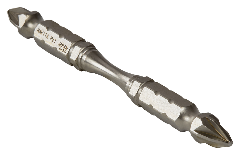 Биты двусторонние Silver Torsion PZ1, 85 мм, E-form (MZ), 3 шт Makita B-21917