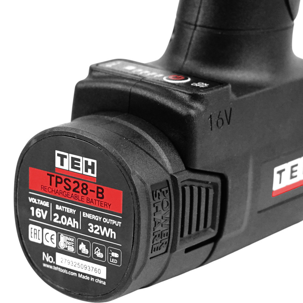 Секатор аккумуляторный 16V TEH TPS732-1B