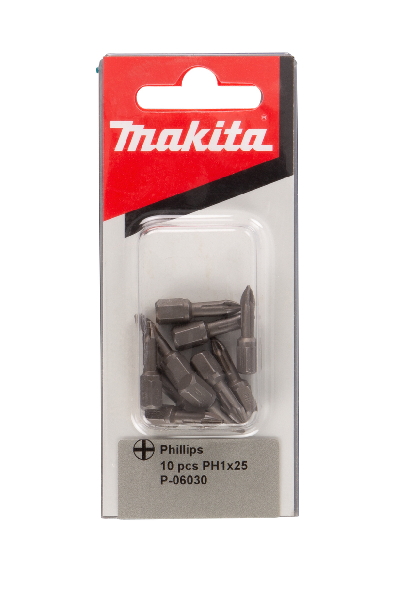 Бита PH1, 25 мм, C-form, 10 шт Makita P-06030
