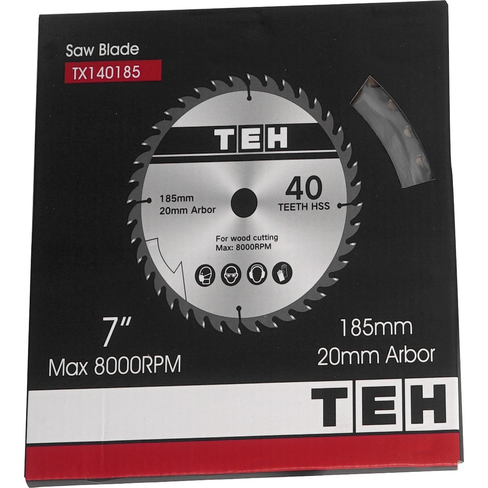 Пила дисковая 185мм TEH TC18515