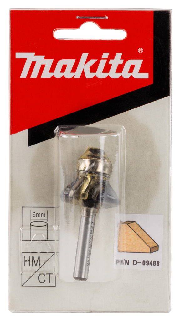 Фреза кромочная 45° 13х9,5х6х32х2Т Makita D-09488