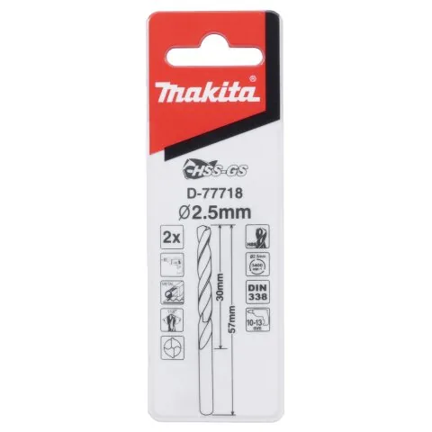 Сверло по металлу HSS-GS — D-77718