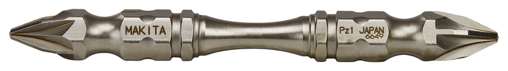 Биты двусторонние Silver Torsion PZ1, 65 мм, E-form (MZ), 3 шт Makita B-21901 Биты двусторонние Silver Torsion PZ1, 65 мм, E-form (MZ), 3 шт Makita B-21901