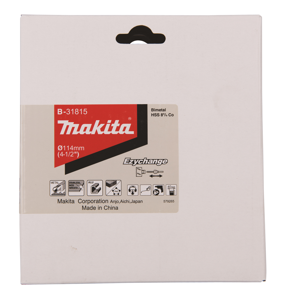 Коронка BiM 114мм Ezychange Makita B-31815