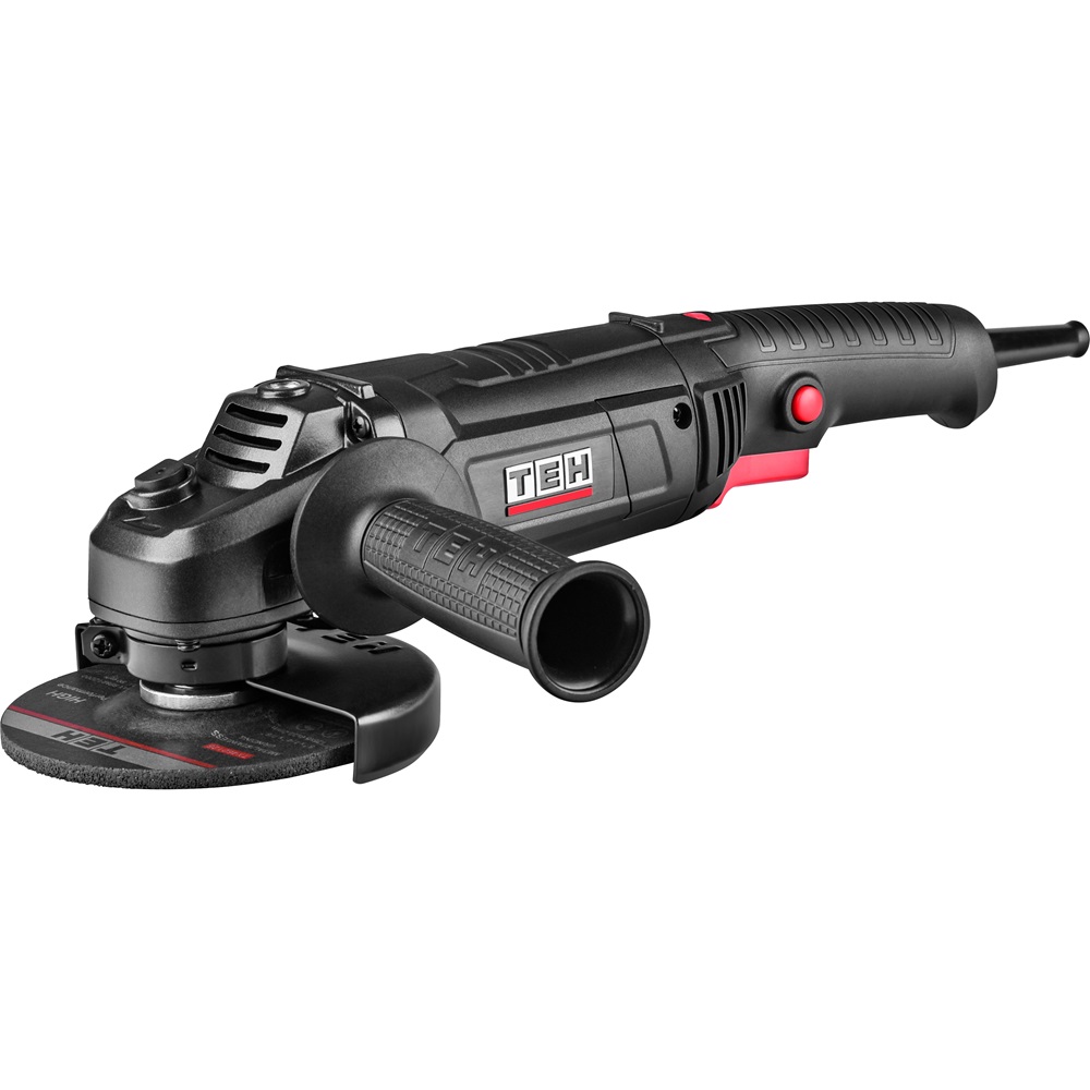 УШМ с регулировкой оборотов, длинная рукоятка 125мм TEH TG12512V