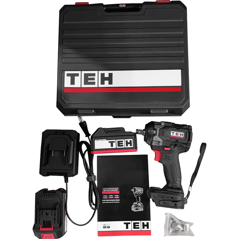 Гайковерт ударный аккумуляторный 20V TEH S-LW600N