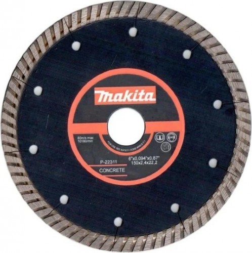 Алмазный диск сплошной рифленый по бетону 150x22,23 Makita P-22311 Алмазный диск сплошной рифленый по бетону 150x22,23 Makita P-22311
