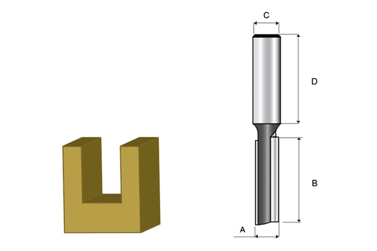 Пазовая фреза 12X31,8X6x32X1T Makita D-09298