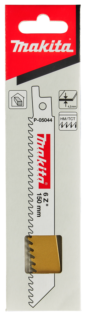 Сабельная пилка для алюминия/PVC 150х1,25х6TPI Makita P-05044