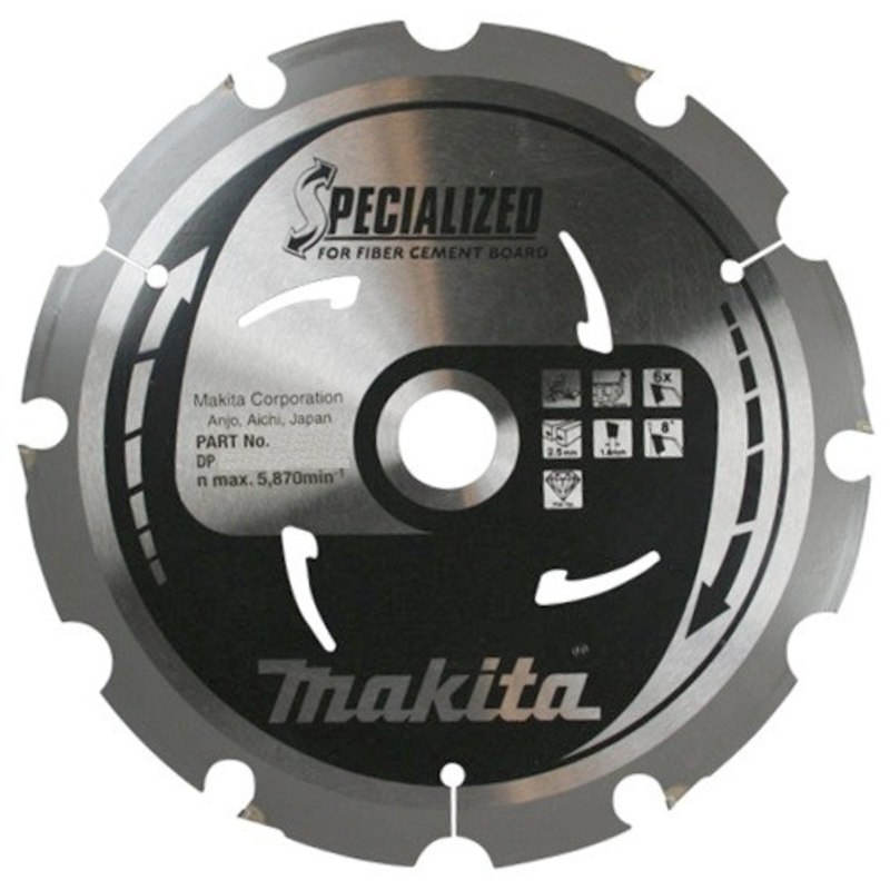 Пильный диск для цементноволокнистых плит 260X30X1.8X6T Makita B-31625