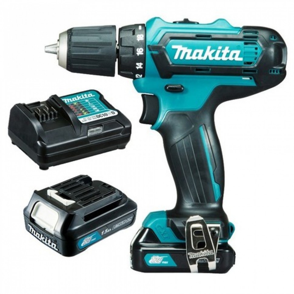 Аккумуляторная дрель-шуруповерт CXT 12 В Makita DF331DWYE
