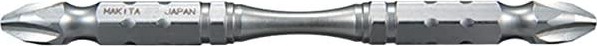 Бита двусторонняя PZ2, 65 мм, E-form (MZ), 100 шт, банка Makita D-34970 Бита двусторонняя PZ2, 65 мм, E-form (MZ), 100 шт, банка Makita D-34970