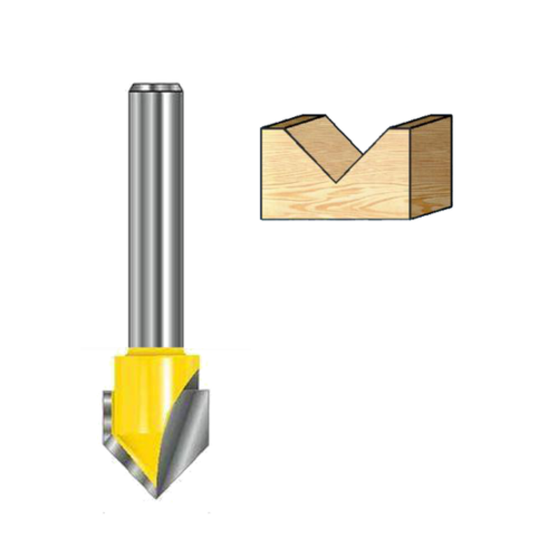 Фреза для V-образных пазов Makita 793193-7 Фреза для V-образных пазов Makita 793193-7