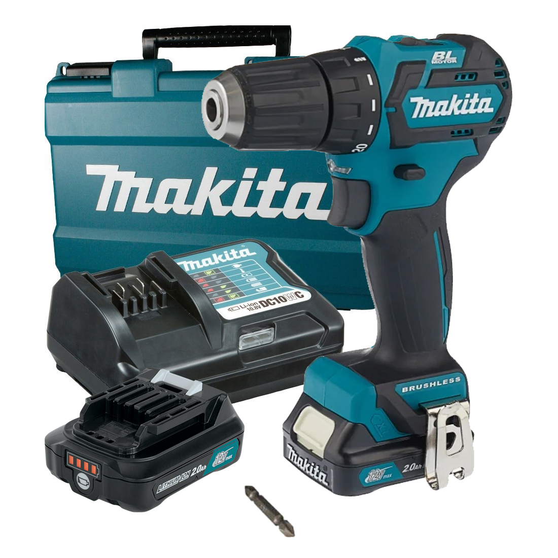 Аккумуляторная дрель-шуруповерт CXT 12 В Makita DF332DWAE Аккумуляторная дрель-шуруповерт CXT 12 В Makita DF332DWAE
