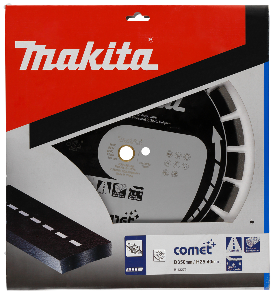 Алмазный диск Cosmos Comet Asphalt 350х25,4 Makita B-13275