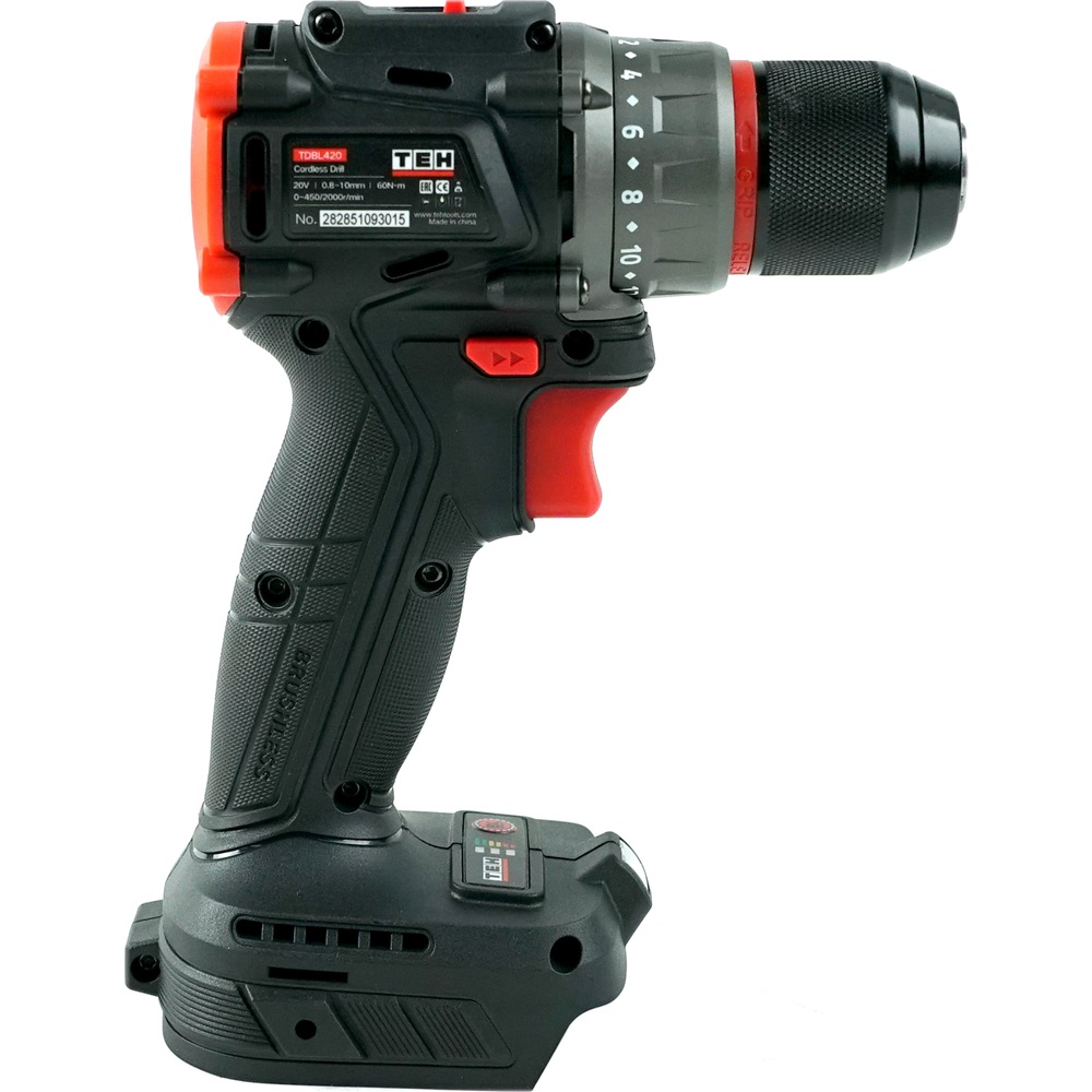 Дрель аккумуляторная 20V (без АКБ и ЗУ) TEH TDBL420